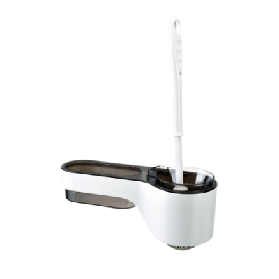 modern design bathroom plastic toilet brush with holder wall mounted toilet brush holder set