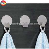 Metal hooks of self adhesive round type, flat metal hooks wall mount, stainless steel wall metal hook