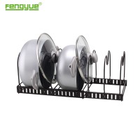 Fengyue 7 Layer Powder Coating Kitchen Pan Stand Pot Extension-type Storage Holder