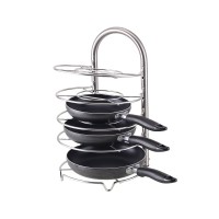 Fengyue Factory metal kitchen pan pot lid rack pan pot cover rack holder metal organizer