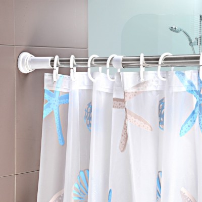 100cm-180cm Retractable Stainless Steel Shower Curtain Rod