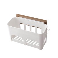 bathroom kitchen amazon nail-free heavy duty plastic wall mount hanging storage basket wall drain rack shampoo holder