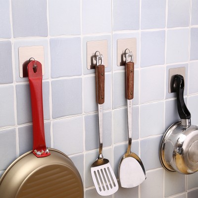 kitchen bathroom magic sticker S/2  wall hook heavy duty strong adhesive sticker wall hanger hook